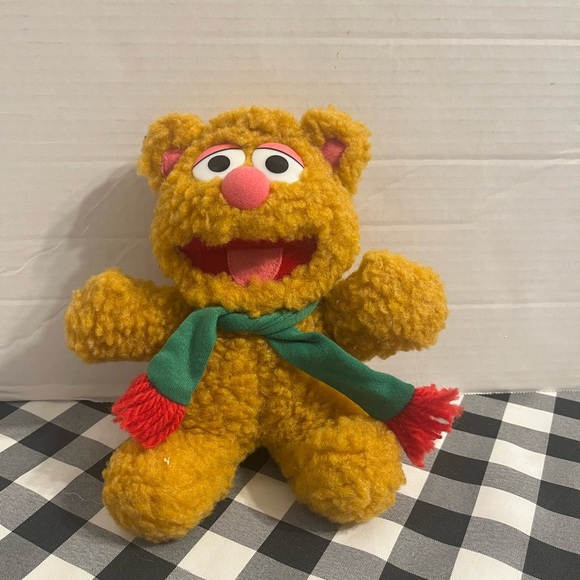 Muppets Baby Fozzie Bear Stuffed Animal 1987 Henson Associates - Picture 1 of 6